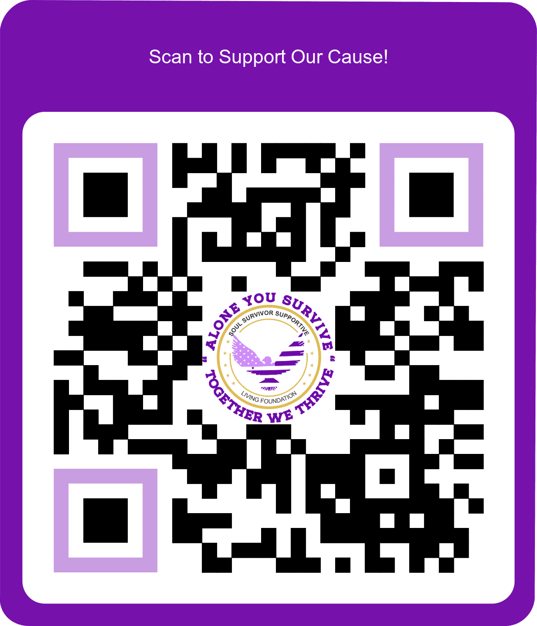 QR code to support Alone You Survive